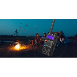 Retevis RT5R  UHF/VHF 5 Watt - radiotelefon - krótkofalówka - scaner / radio FM + LED ( UV5R )